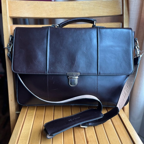 Cole Haan Cow Leather Men’s Crossbody Bag - Picture 1 of 16
